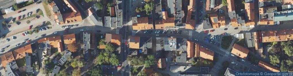 Zdjęcie satelitarne Jedności ul.