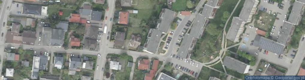 Zdjęcie satelitarne Kazanowskiego Adama ul.