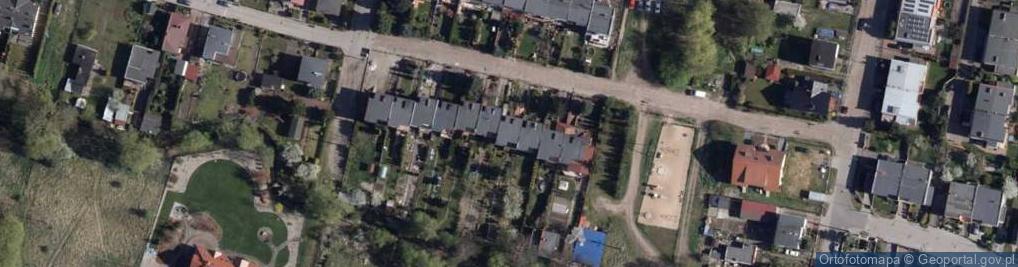 Zdjęcie satelitarne Kanarkowa ul.