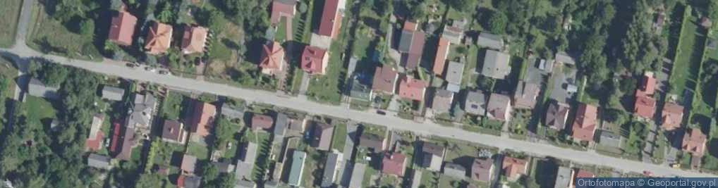 Zdjęcie satelitarne Kajetanów ul.