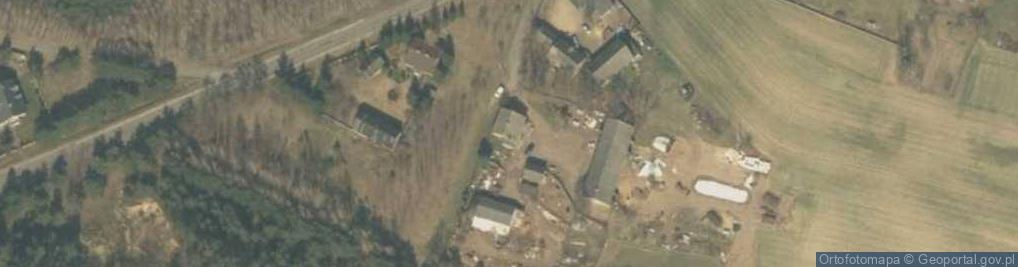Zdjęcie satelitarne Kaszew ul.