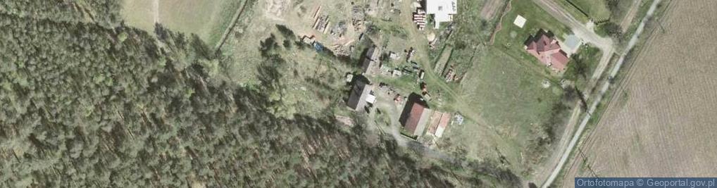 Zdjęcie satelitarne Kaszowo pod Miliczem ul.