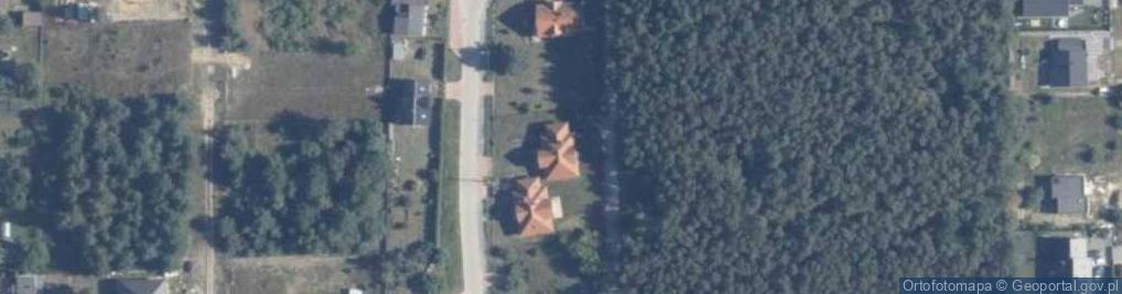 Zdjęcie satelitarne Kasztanowa ul.