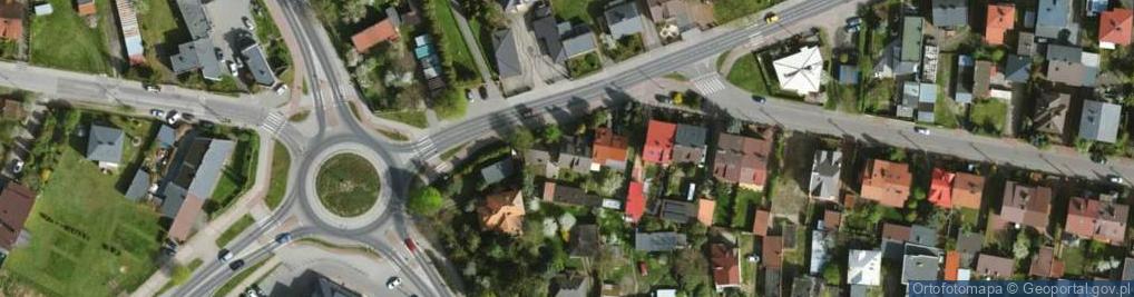 Zdjęcie satelitarne Karolinowska ul.