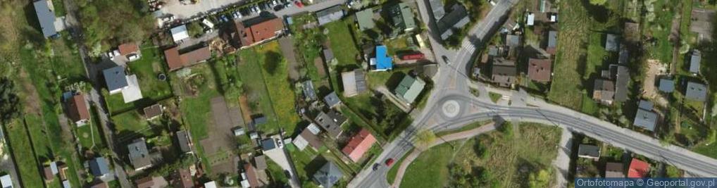 Zdjęcie satelitarne Karolinowska ul.