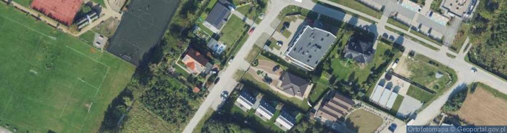 Zdjęcie satelitarne Kaprów ul.