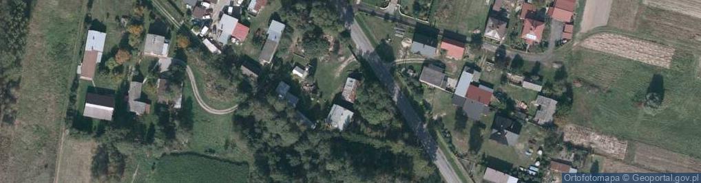 Zdjęcie satelitarne Kąty Trzebuskie ul.