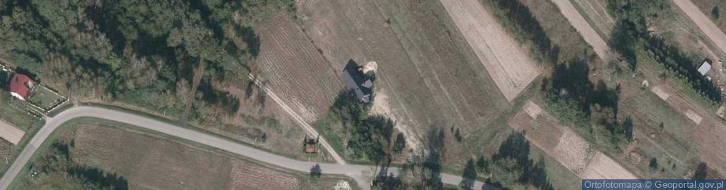 Zdjęcie satelitarne Kąty Trzebuskie ul.