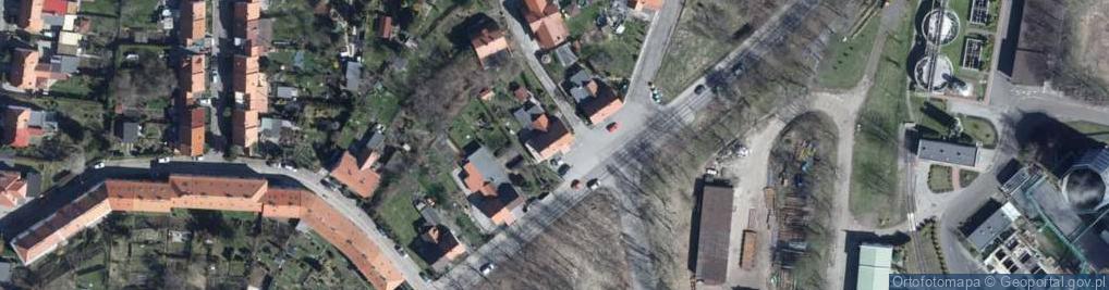 Zdjęcie satelitarne Karkonoska ul.