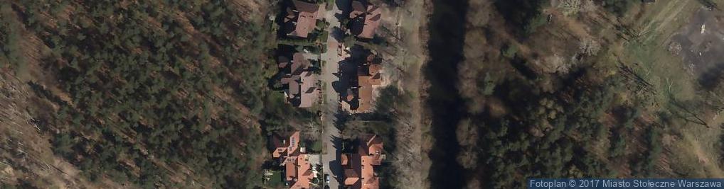 Zdjęcie satelitarne Kalinowej Łąki ul.