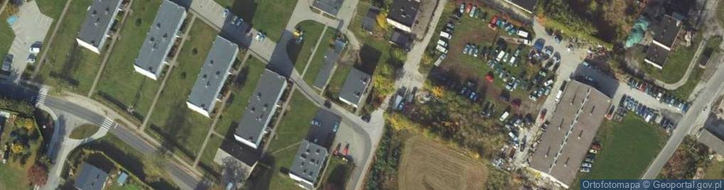 Zdjęcie satelitarne Kasztanowa ul.