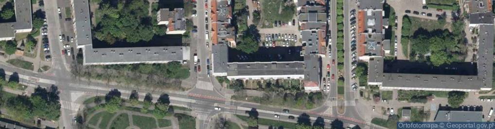 Zdjęcie satelitarne Kamienna ul.