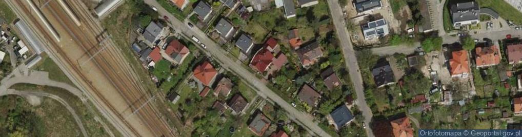 Zdjęcie satelitarne Kącka ul.