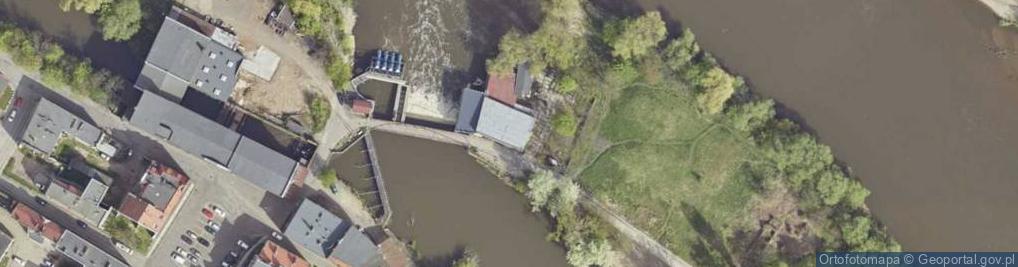 Zdjęcie satelitarne Kępa Młyńska ul.