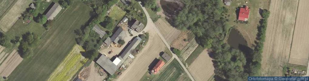 Zdjęcie satelitarne Kępa Borzechowska ul.