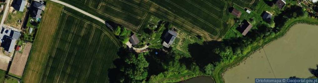 Zdjęcie satelitarne Kęcki Las ul.