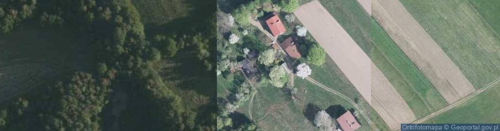 Zdjęcie satelitarne Kisiały, dr. ul.