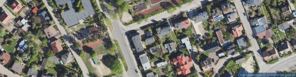 Zdjęcie satelitarne Kicińskiego Brunona ul.