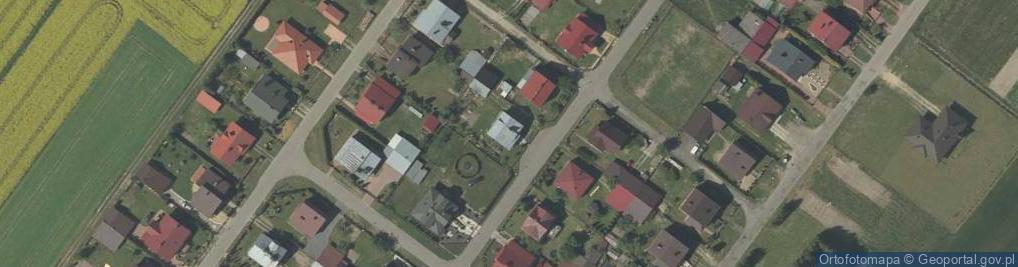 Zdjęcie satelitarne Kłosa, ks. ul.