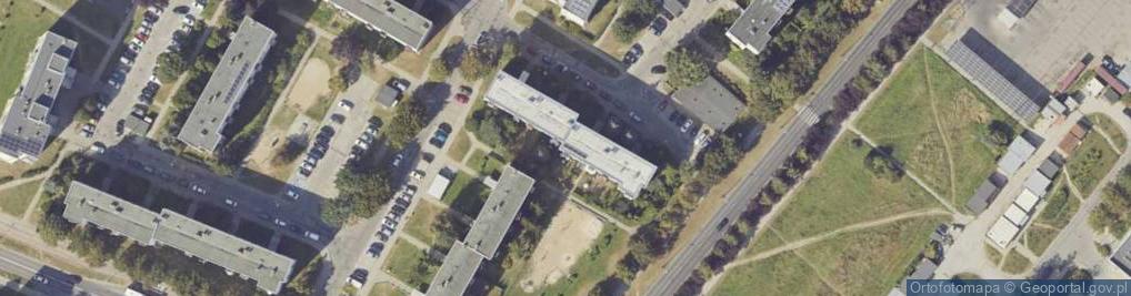 Zdjęcie satelitarne Kleeberga Franciszka, gen. ul.