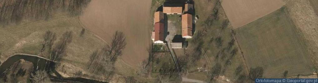 Zdjęcie satelitarne Kłaczyna ul.