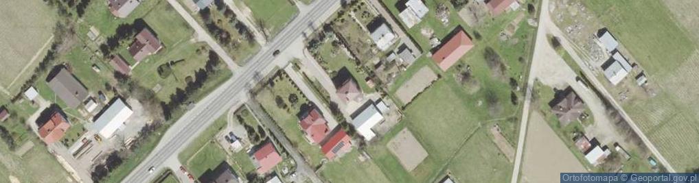 Zdjęcie satelitarne Klęczany ul.