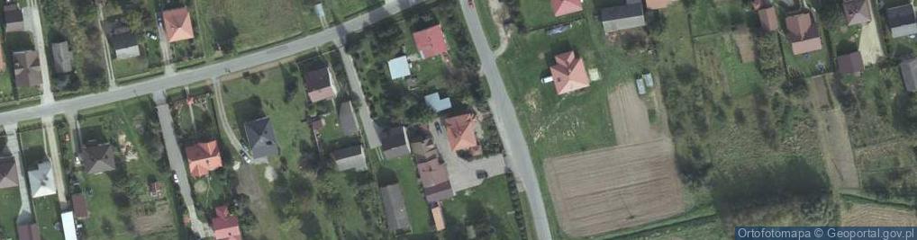 Zdjęcie satelitarne Klęczany ul.