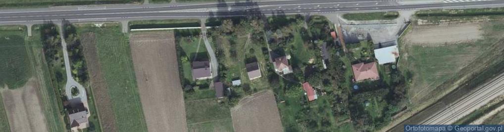 Zdjęcie satelitarne Klęczany ul.