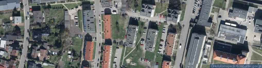 Zdjęcie satelitarne Klonowa ul.