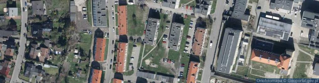 Zdjęcie satelitarne Klonowa ul.