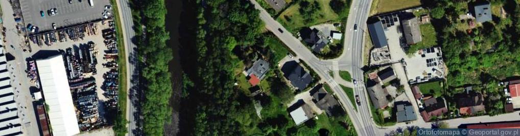 Zdjęcie satelitarne Komorowicka ul.