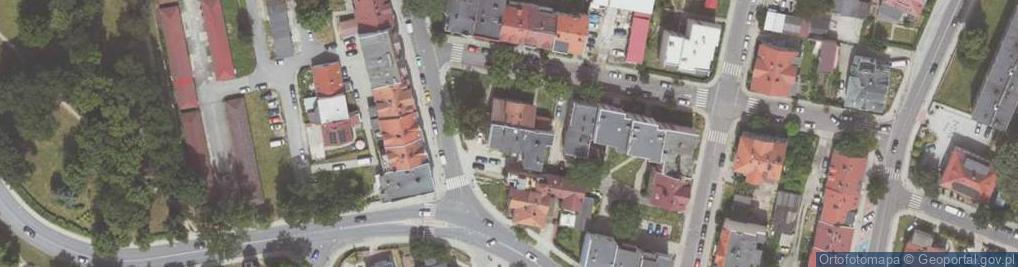 Zdjęcie satelitarne Komuny Paryskiej ul.