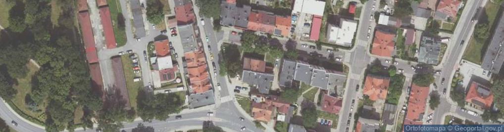 Zdjęcie satelitarne Komuny Paryskiej ul.