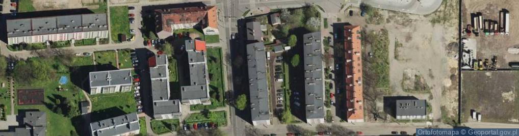 Zdjęcie satelitarne Konstytucji ul.