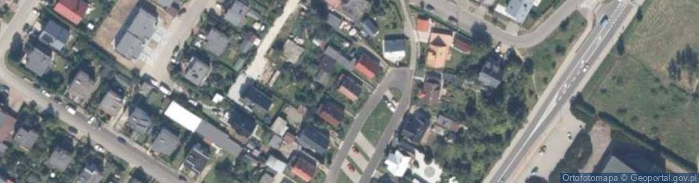 Zdjęcie satelitarne Kolonia Jeziorki ul.