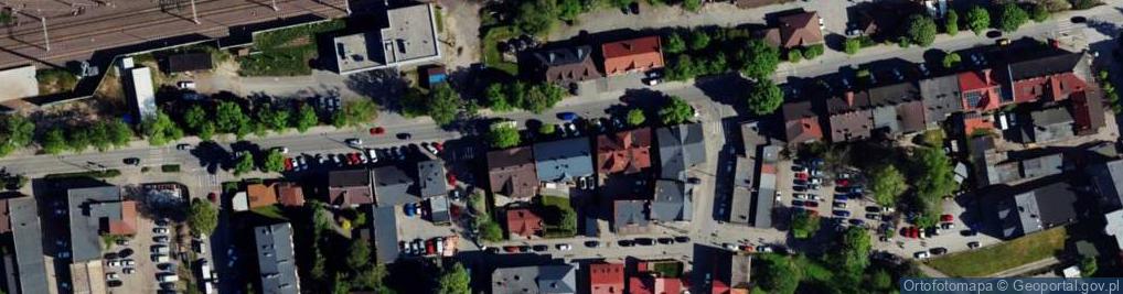 Zdjęcie satelitarne Kolejowa ul.