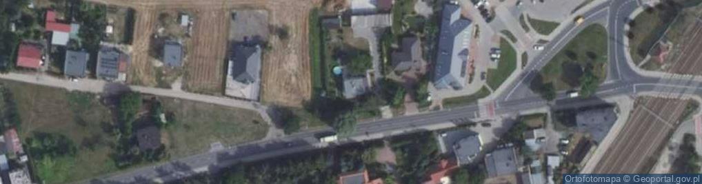 Zdjęcie satelitarne Kościańskie Przedmieście ul.
