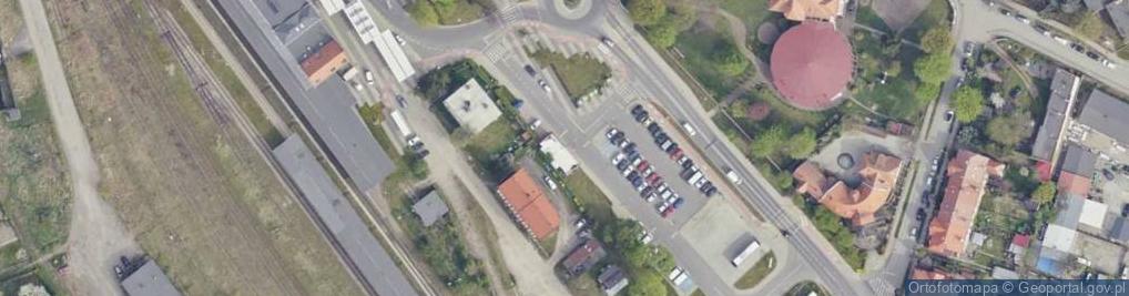 Zdjęcie satelitarne Kolejowa ul.