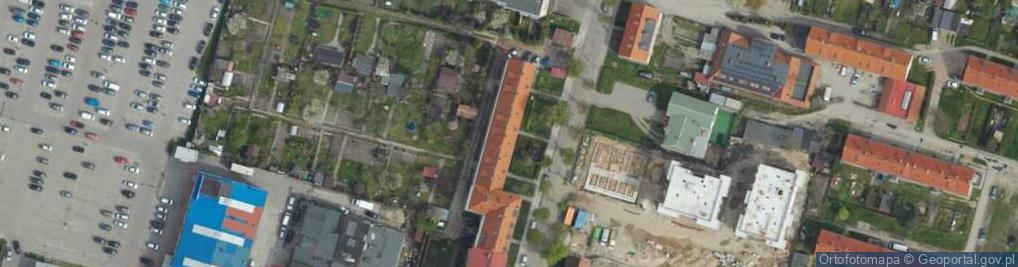 Zdjęcie satelitarne Komeńskiego Jana Amosa ul.