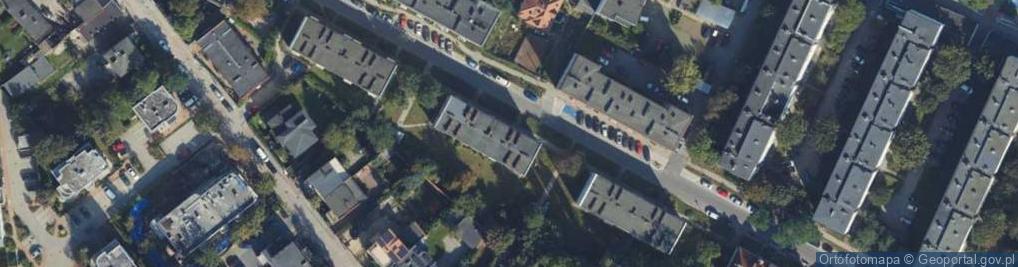 Zdjęcie satelitarne Komandorska ul.