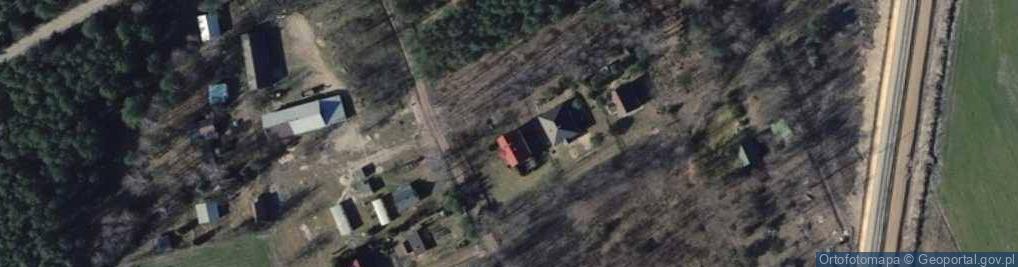 Zdjęcie satelitarne Kolonia Zbyszków ul.