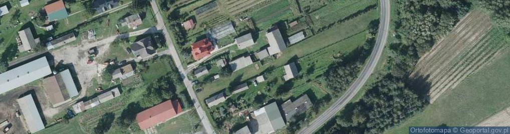 Zdjęcie satelitarne Kolechowice-Folwark ul.
