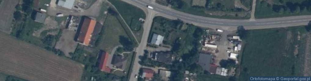 Zdjęcie satelitarne Komorowo Żuławskie ul.
