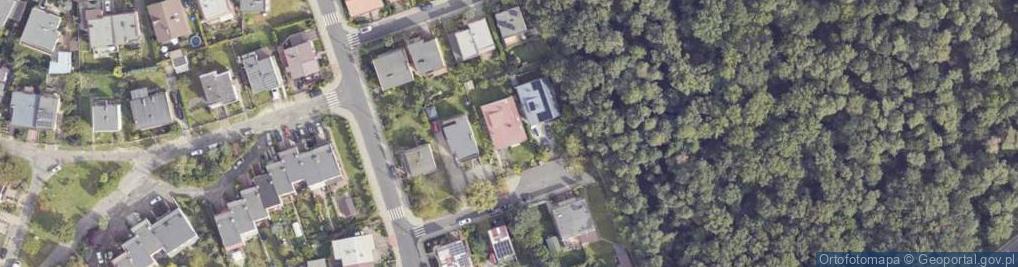 Zdjęcie satelitarne Kossaków Juliusza i Wojciecha ul.