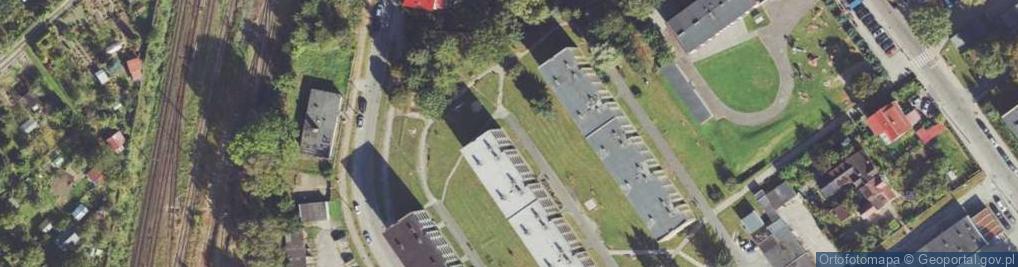 Zdjęcie satelitarne Kolejowa ul.
