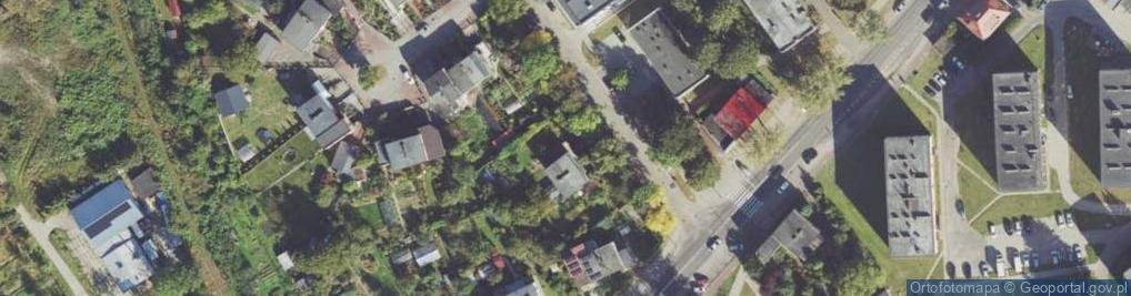 Zdjęcie satelitarne Kolejowa ul.