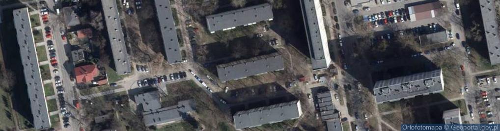 Zdjęcie satelitarne Konspiracyjnego Wojska Polskiego ul.