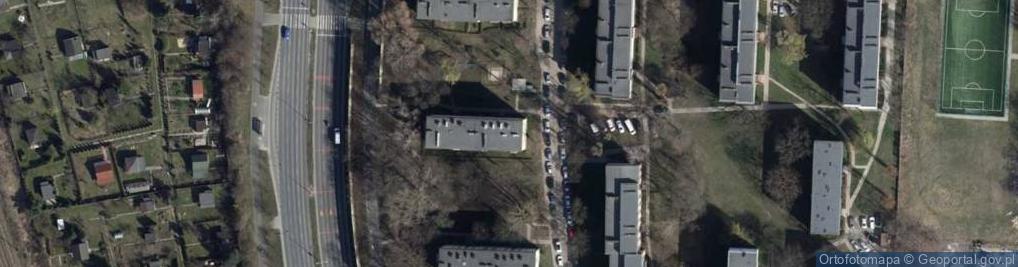 Zdjęcie satelitarne Komfortowa ul.