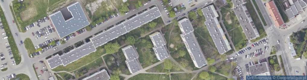 Zdjęcie satelitarne Komisji Edukacji Narodowej ul.