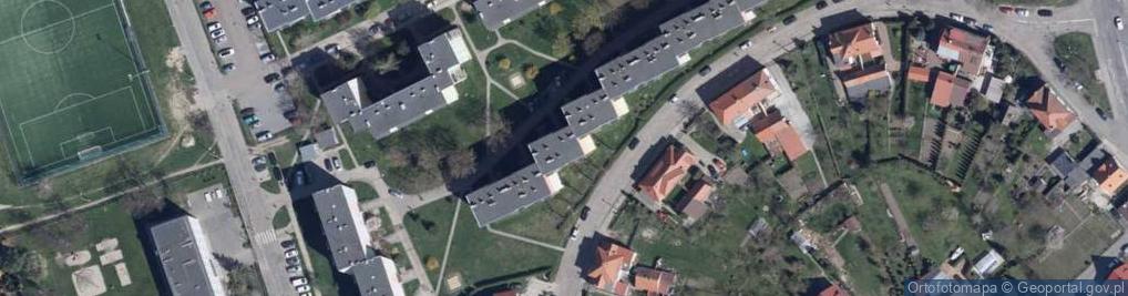 Zdjęcie satelitarne Komisji Edukacji Narodowej ul.